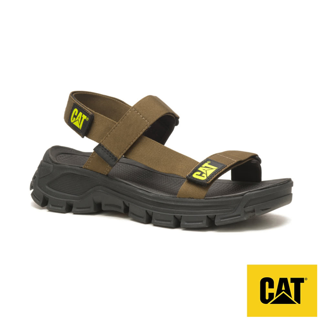 CAT PROGRESSOR WEB BOLD 戶外厚底涼鞋 女鞋咖啡