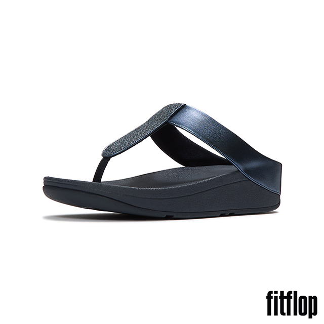 FitFlop FINO 閃光粉金屬色夾腳涼鞋-女(金屬宇宙星河色)