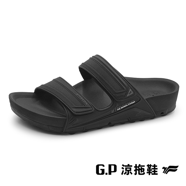 G.P 啟蒙 (女)VOID防水透氣機能柏肯拖鞋 女鞋-黑色（其他規格）