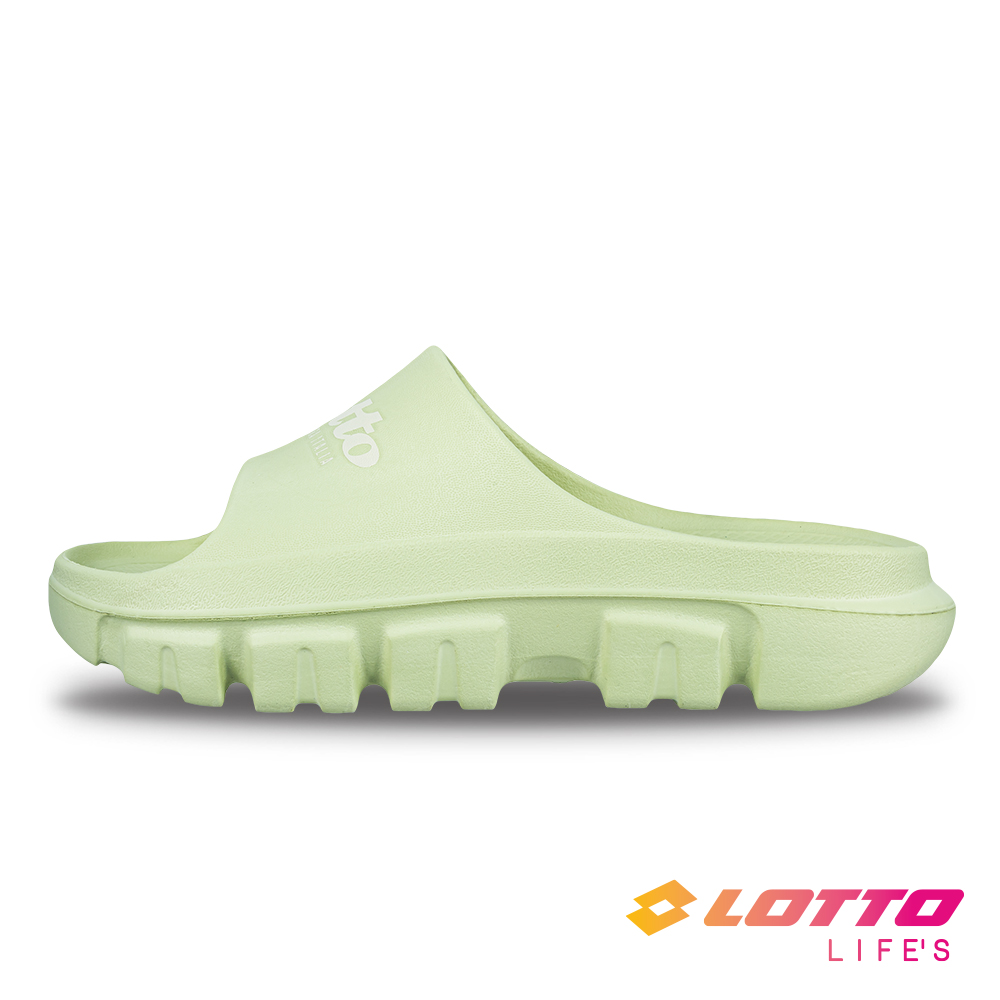 LOTTO 樂得 【LOTTO 義大利】女 BOUNCY 厚底舒壓拖 (果綠)