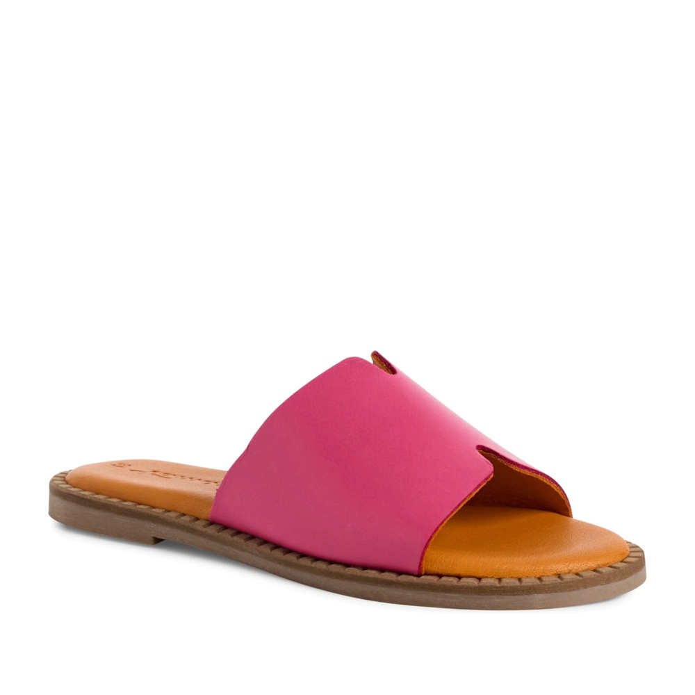 Tamaris WOMEN'S PINK OPEN-TOE 拖鞋 粉色女鞋
