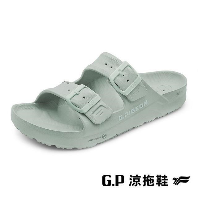 G.P 啟蒙 (女)AQUOS綠藻舒適機能水行鞋 拖鞋 女鞋-冰川綠色