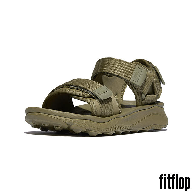 FitFlop NEO D-HYKER (XT) 防水可調式戶外涼鞋-女(迷彩綠)