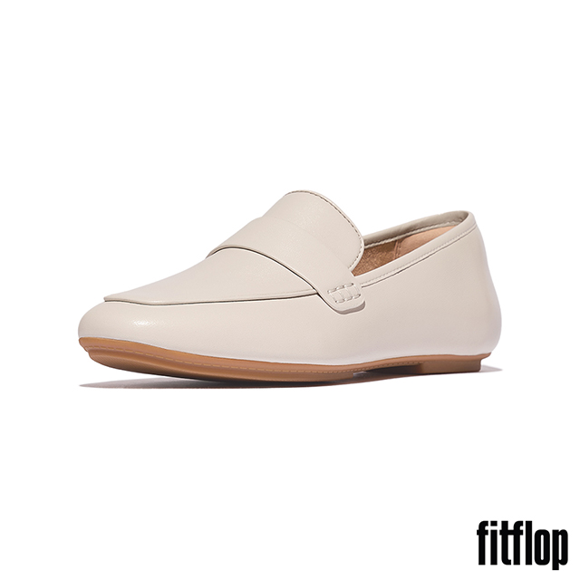 FitFlop DELICATO 柔軟皮革樂福鞋-女(米色)
