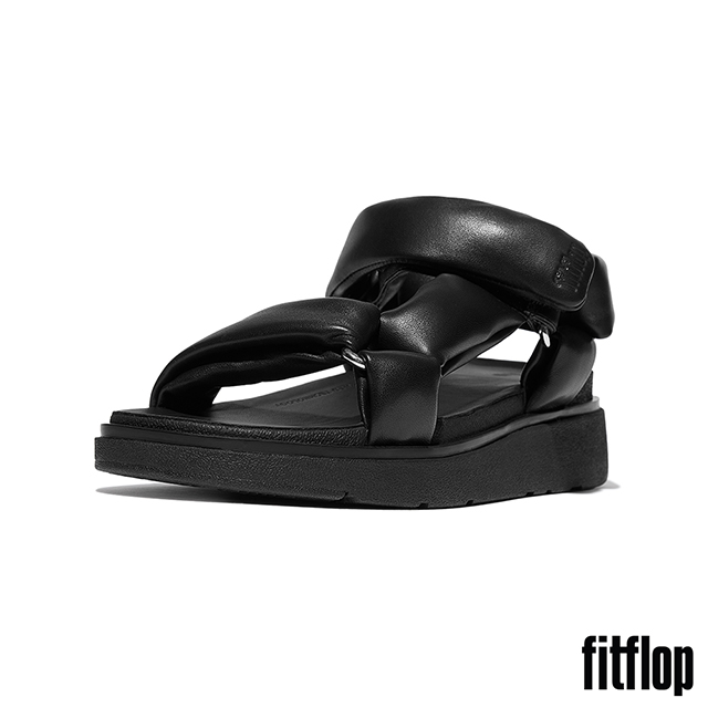 FitFlop GEN-FF 軟皮後帶涼鞋-女(靚黑色)