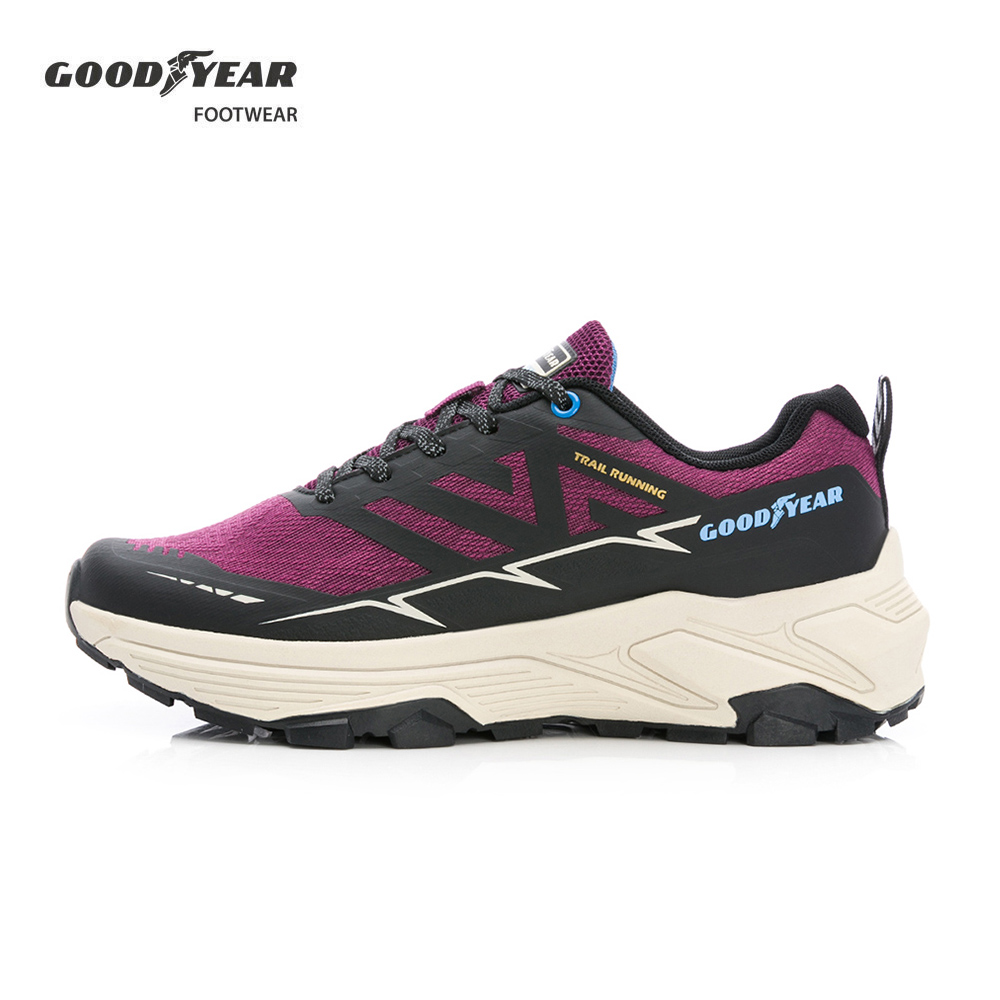 Goodyear 固特異 防撥水越野運動鞋/女 耐磨 透氣 防撥水 紅紫(銀河系-GAWR52802)
