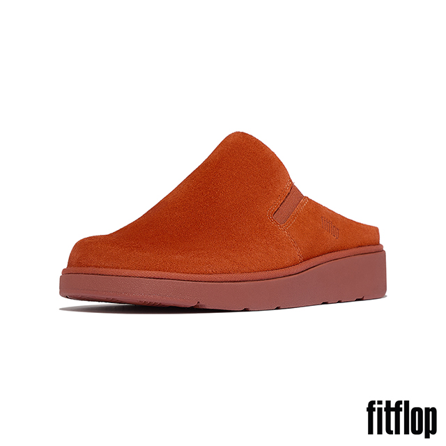 FitFlop GEN-FF 彈性麂皮木屐鞋-女(赤陶色)