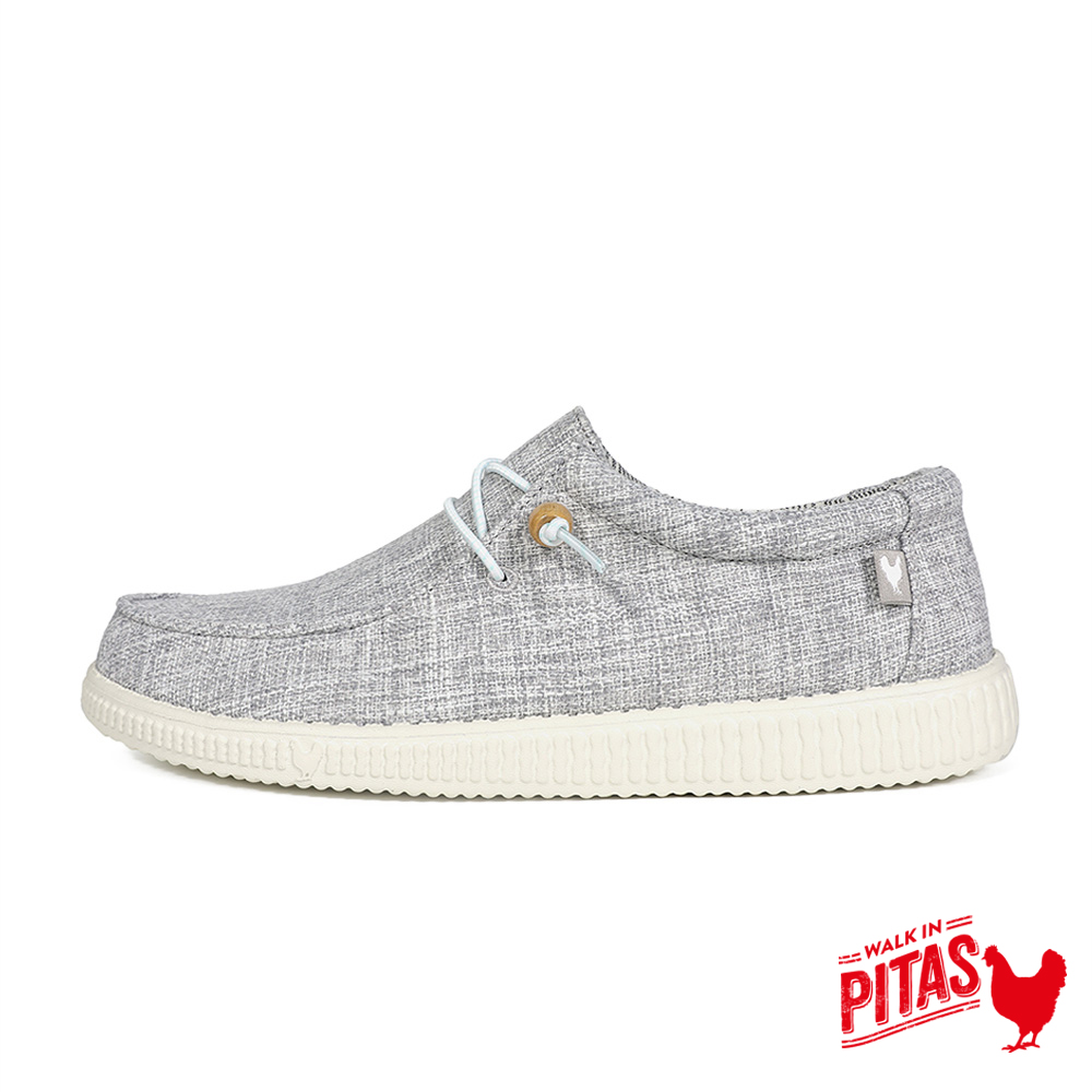 Walk In Pitas 女鞋 WP150 WALLABI LINEN 超輕量懶人鞋(PI2426-009 冰川灰)