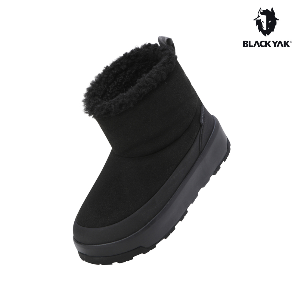 BLACKYAK 女 ANNA雪靴(黑色)-刷毛舖棉 止滑顆粒 保暖雪靴 雪鞋 保暖靴-BYEB2WFK58