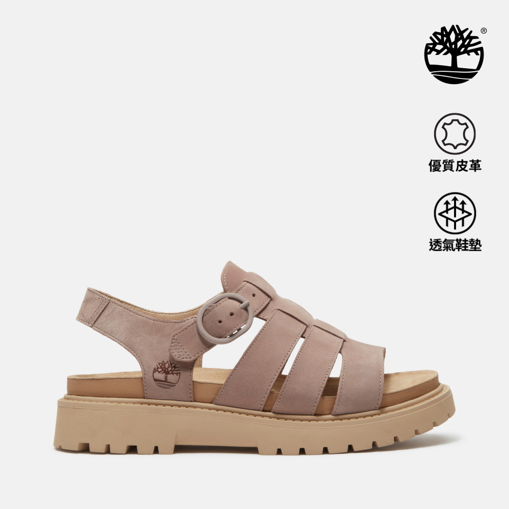 Timberland 女款淺紫色羅馬涼鞋｜A2Q1PA4V