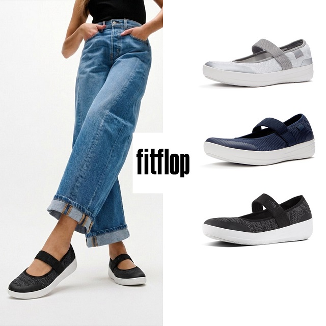FitFlop UBERKNIT 瑪麗珍鞋-女(3色)