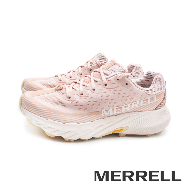 Merrell 邁樂 (女)AGILITY PEAK 5輕量戶外越野慢跑運動鞋 女鞋-淡粉色