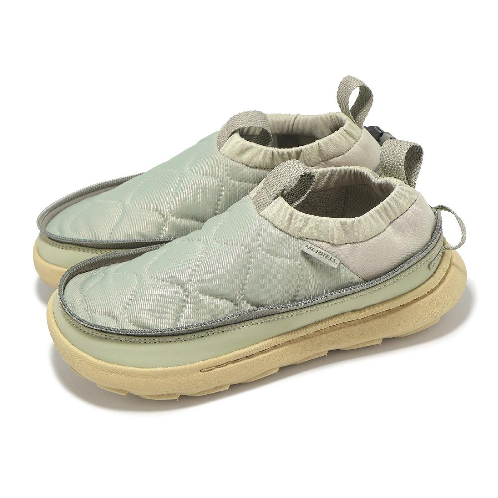 Merrell 邁樂 休閒鞋 Hut Moc 2 Packable Plus 女鞋 卡其 綠 拉鍊 懶人鞋 輕量 ML008614