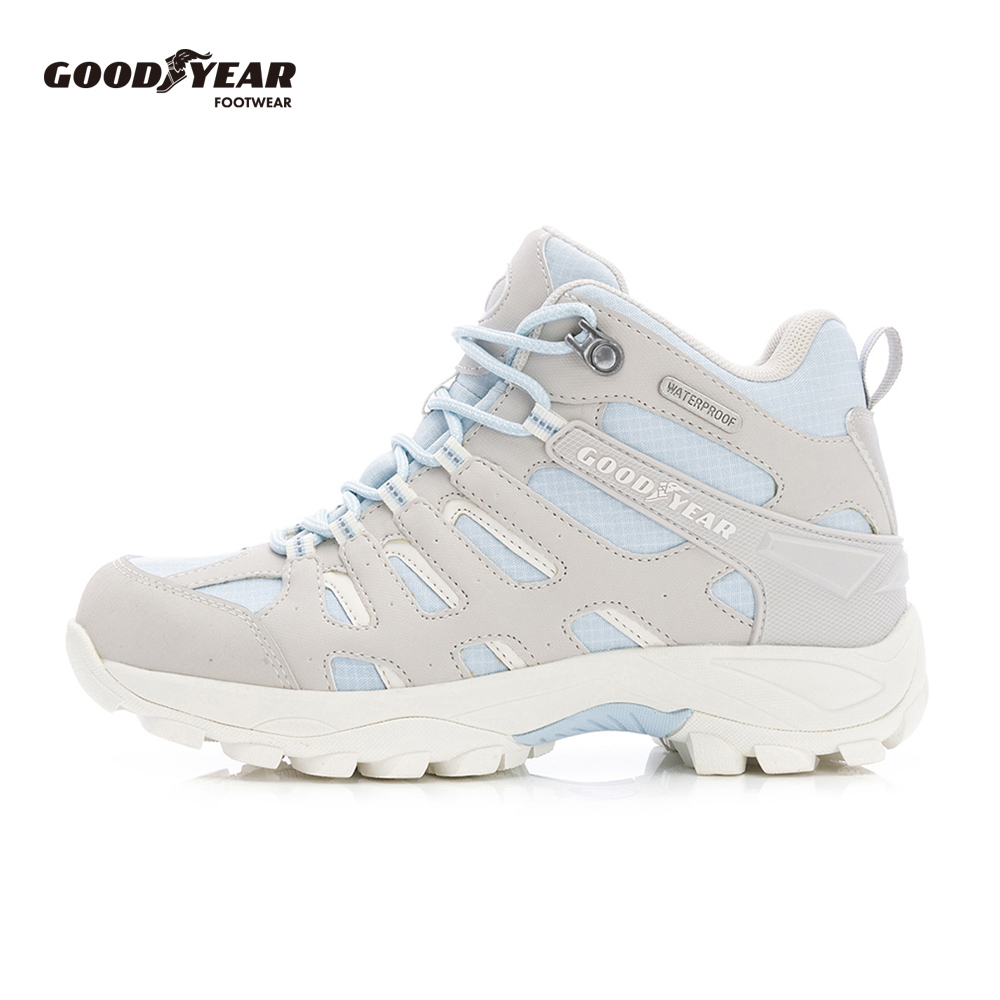 Goodyear 固特異 透濕防水戶外鞋/女 戶外郊山 防水 防撞 耐磨 紫藍(山者之王-GAWO62526)