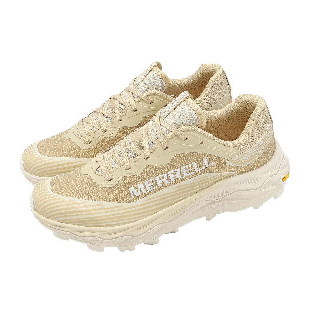Merrell 邁樂 越野跑鞋 Agility Peak 6 GTX 女鞋 米色 防水 黃金大底 ML00003277