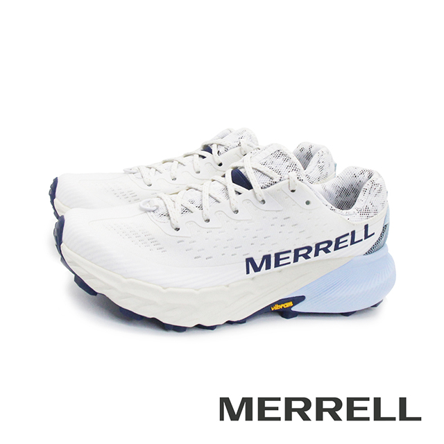 Merrell 邁樂 (女)AGILITY PEAK 5戶外健身輕量型慢跑越野鞋 女鞋-白藍色