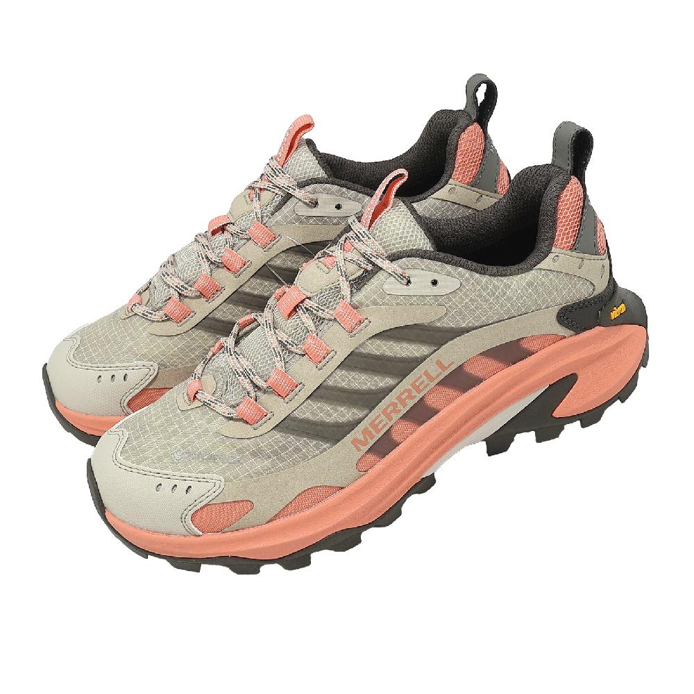 Merrell 邁樂 登山鞋 Moab Speed 2 GTX 女鞋 灰 防水 黃金大底 抓地 戶外 ML00005349