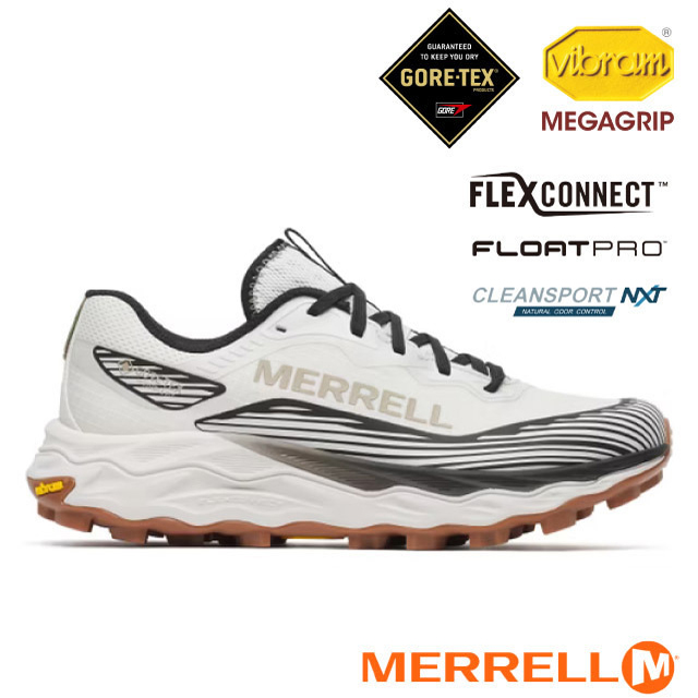 Merrell 邁樂 女 AGILITY PEAK 6 GTX 防水輕量戶外越野訓練鞋.登山健行鞋.休閒運動鞋/ ML00005566 白色