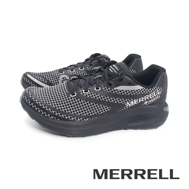 Merrell 邁樂 (女)MORPHLITE REFLECTIVE GTX防水運動健行越野慢跑鞋 女鞋-黑色