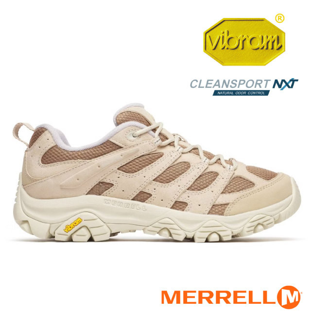Merrell 邁樂 女 MOAB 3 READY ZIP 登山健行鞋.戶外透氣休閒運動鞋/ ML038808 榛果棕