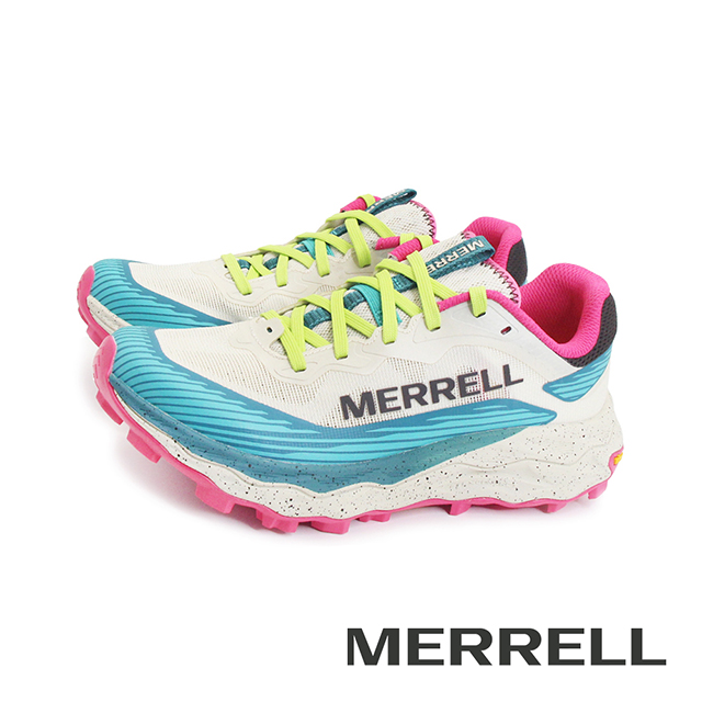 Merrell 邁樂 (女)AGILITY PEAK 6 輕量戶外越野訓練鞋 女鞋-白綠桃色