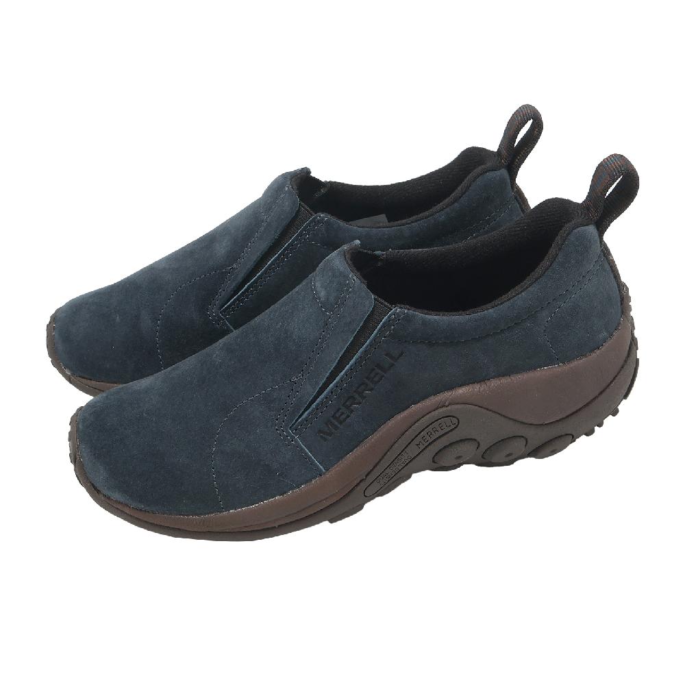Merrell 邁樂 休閒鞋 Jungle Moc 女鞋 藍 麂皮 緩衝 鬆緊帶 易穿脫 ML00005759
