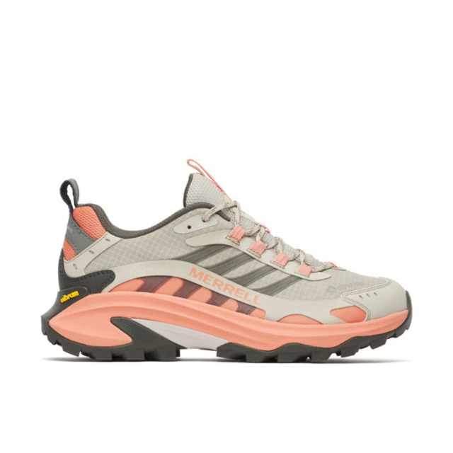 Merrell 邁樂 Merrell Moab Speed 2 GTX [ML00005349] 女 登山鞋 防水 戶外鞋 支撐 穩定 橘 灰