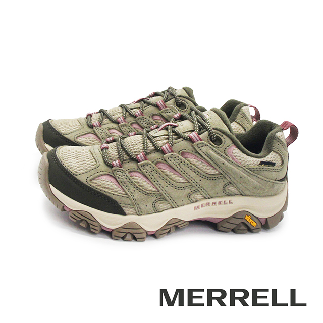 Merrell 邁樂 (女)MOAB 3 GORE-TEX防水登山健行鞋 女鞋-淡綠色