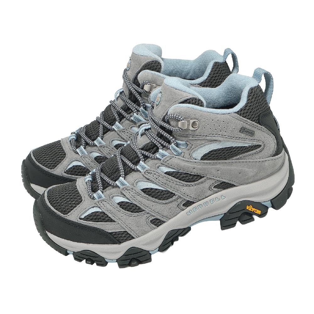 Merrell 邁樂 防水登山鞋 Moab 3 Mid GTX 女鞋 Gore-Tex 灰 中筒 ML00005418