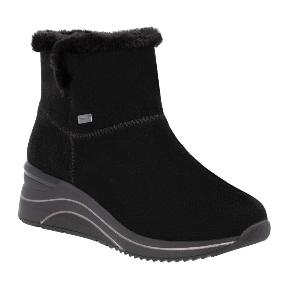 RIEKER 黑色 休閒日常 CLOSED LADIES MID HEIGHT BOOTS 黑色女鞋