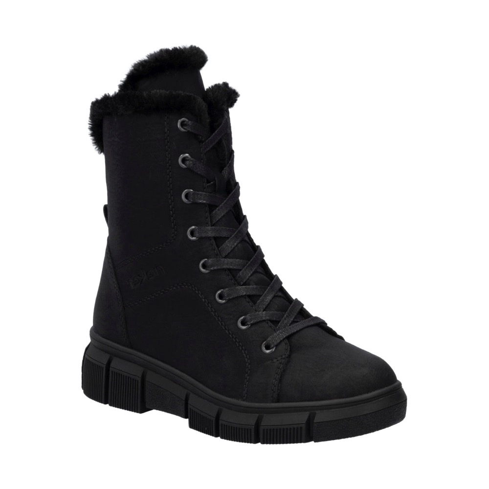 RIEKER 黑色 休閒日常 CLOSED LADIES MID HEIGHT BOOTS 黑色女鞋