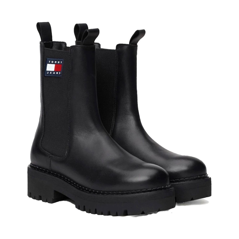 Tommy Hilfiger URBAN CHELSEA 踝靴 黑色女鞋