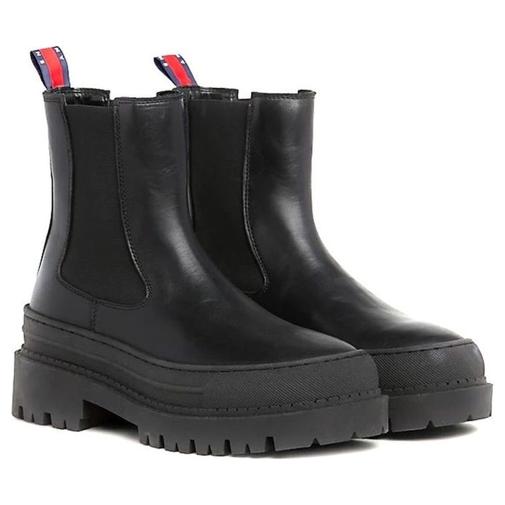 Tommy Hilfiger CHELSEA FOXING BOOT 黑色女鞋