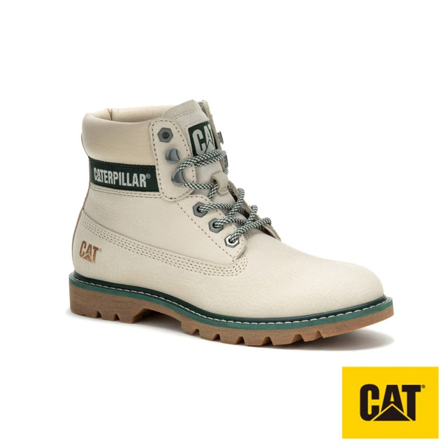 CAT COLORADO 2.0 經典復刻工裝靴 女鞋-米白