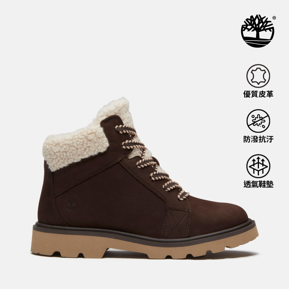 Timberland 女款深棕色Rowan Way中筒靴｜A42CGW07