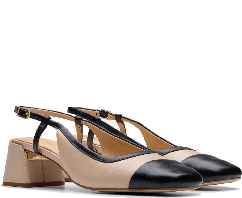 Clarks NYTA45 跟鞋 正式鞋 商務鞋米白色女鞋