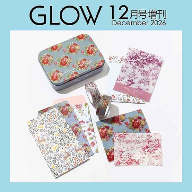 GLOW（2026.12）增刊號：附LAURA ASHLEY鐵盒文具組