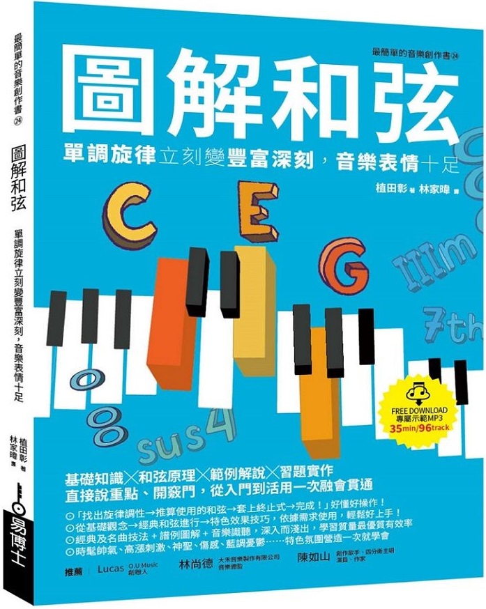 圖解和弦:單調旋律立刻變豐富深刻,音樂表情十足