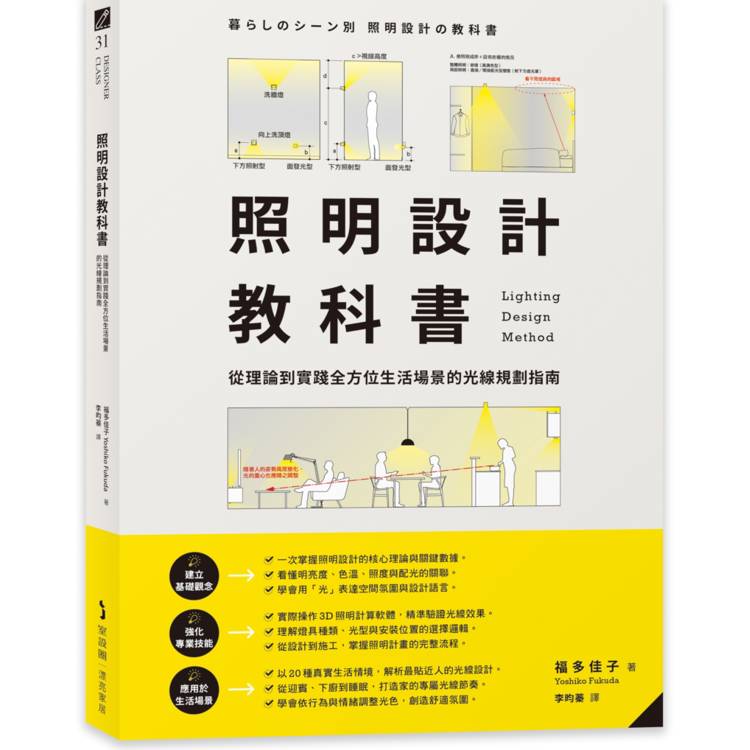 照明設計教科書:從理論到實踐全方位生活場景的光線規劃指南