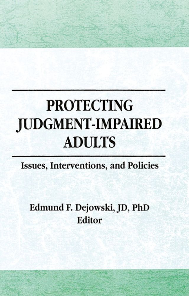 Kobo Protecting Judgment-Impaired Adults