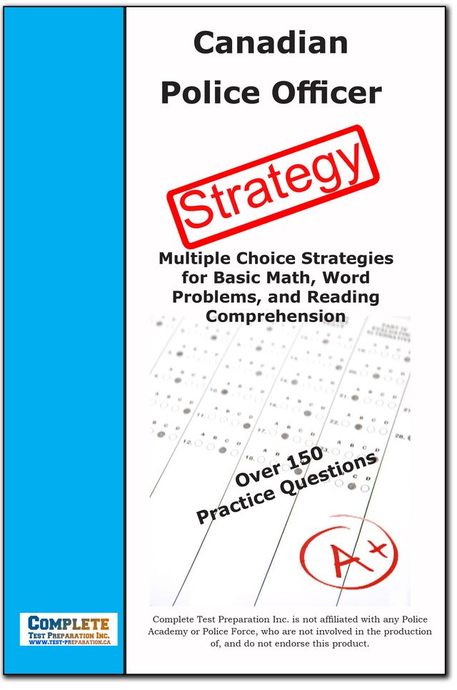 Canadian Police Officer Test Strategy