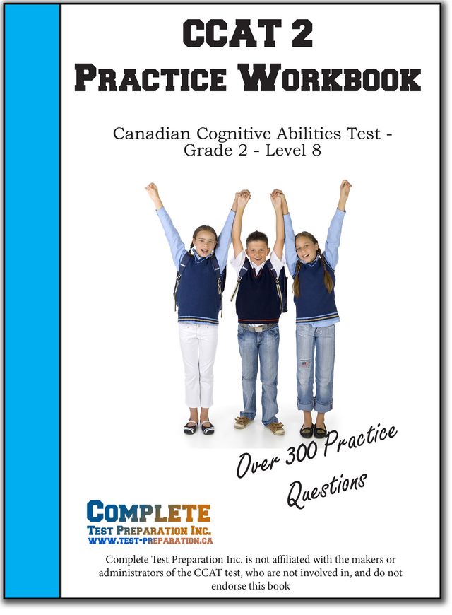 CCAT Grade 2 Practice Workbook: Canadian Cognitive Abilities Test