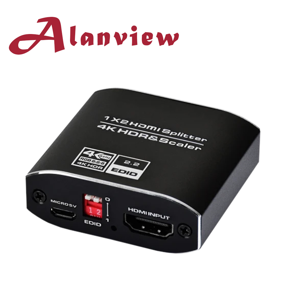 Alanview 4K HDMI 2.0 1x2 HDR 一進二出分配器 (AL2012)