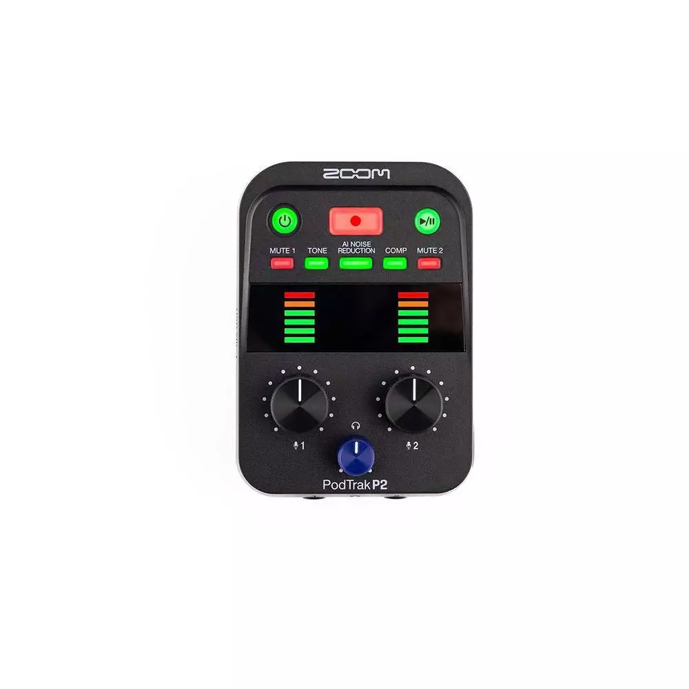 Zoom PodTrak P2 USB 錄音介面錄音機