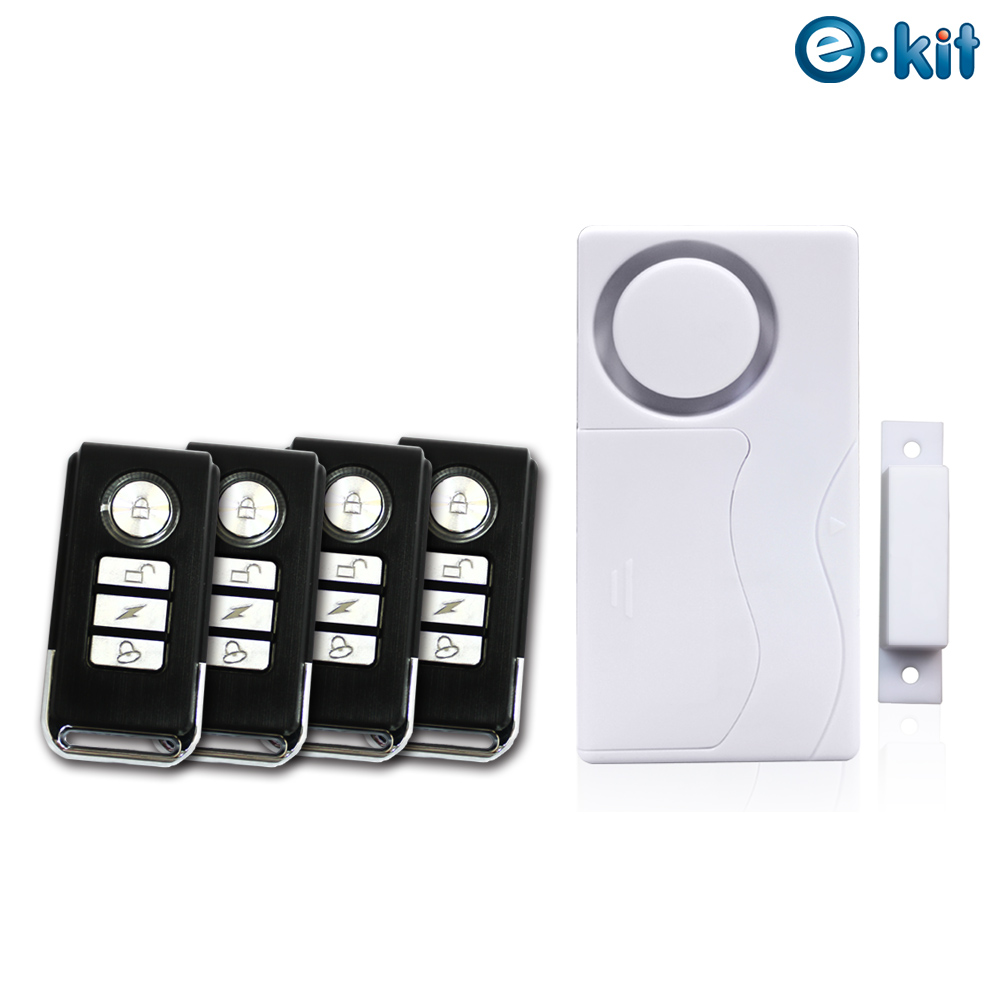 e-Kit 逸奇 門磁門窗防盜警報器+緊急警報鈴+迎賓門鈴 ES-33D（其他規格）