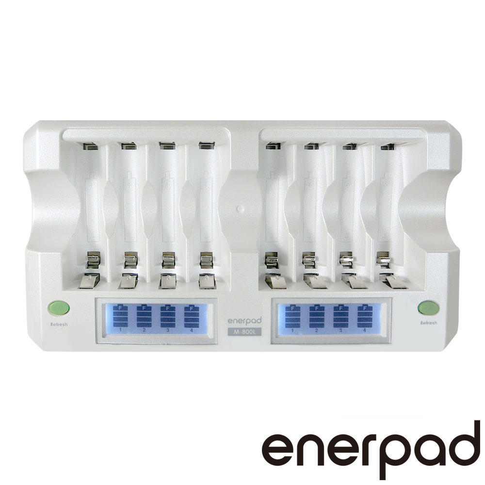 enerpad 鎳氫電池充電器(LCD快速型)M800L