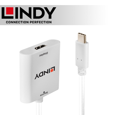 LINDY 林帝 主動式 USB3.1 Type-C to HDMI 2.0 4K@60Hz轉接器 (43247)（其他規格）