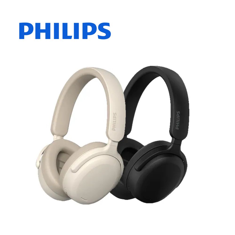 PHILIPS 飛利浦 TAH2500 AI mic 動態低音 ANC降噪 藍牙6.0 耳罩式耳機