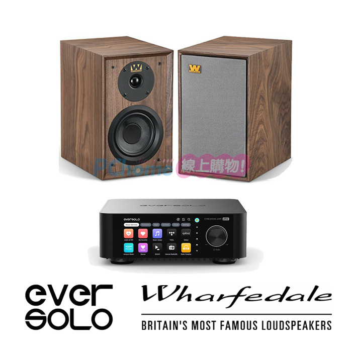 Eversolo PLAY 串流擴大機+Wharfedale Denton 80 書架喇叭