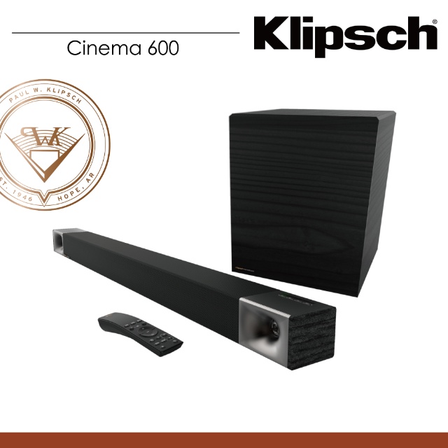 Klipsch Cinema 600 3.1聲道劇院組